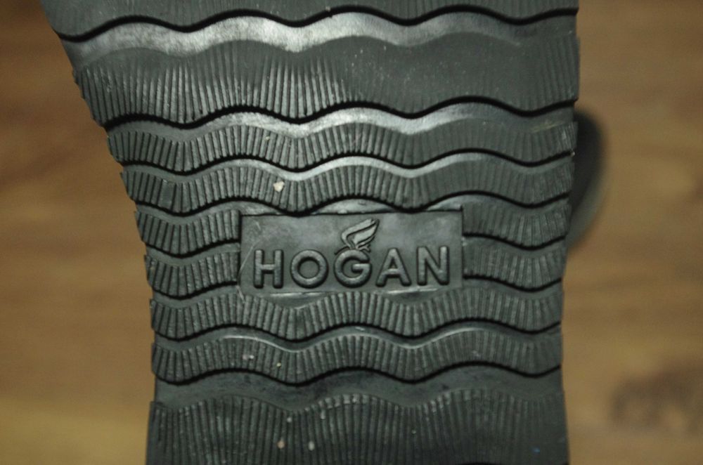 Черевики Hogan leather black made Italy оригінал 43 розм стан чудовий