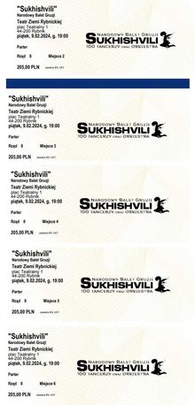 Bilety na balet Sukhishvili, Rybnik, 9.02.2024 19:00