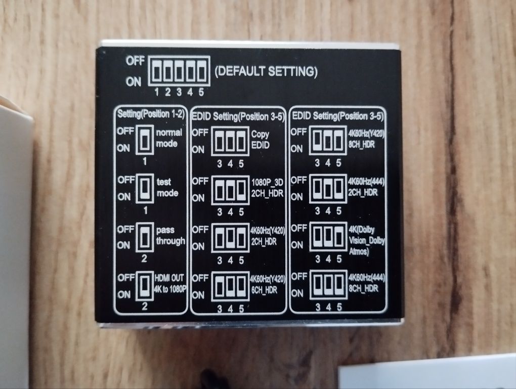 Ekstraktor Audio Rozdzielacz HDMI 2.0
