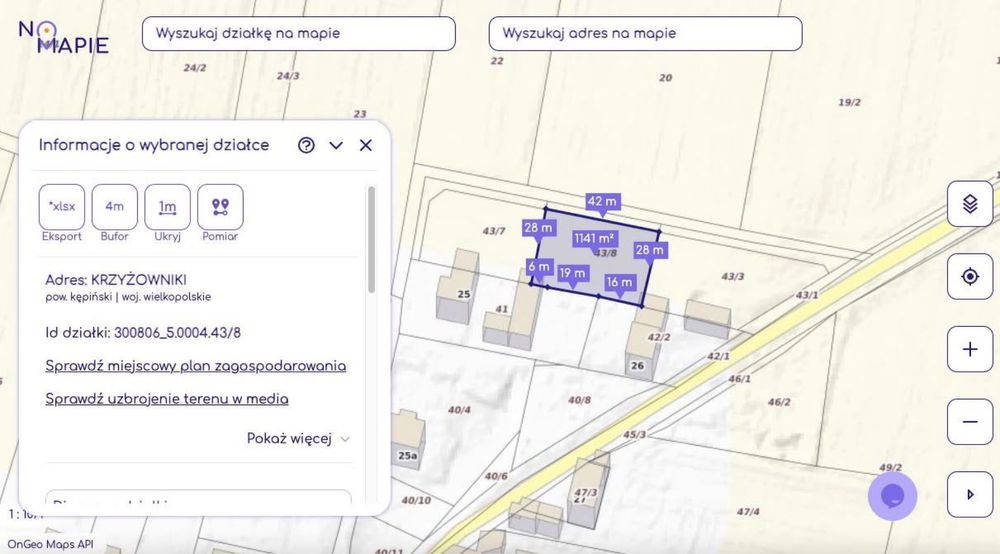 Do rozsadnej Negocjacji !!! Dzialka budowlana 1270 m’  Krzyzowniki