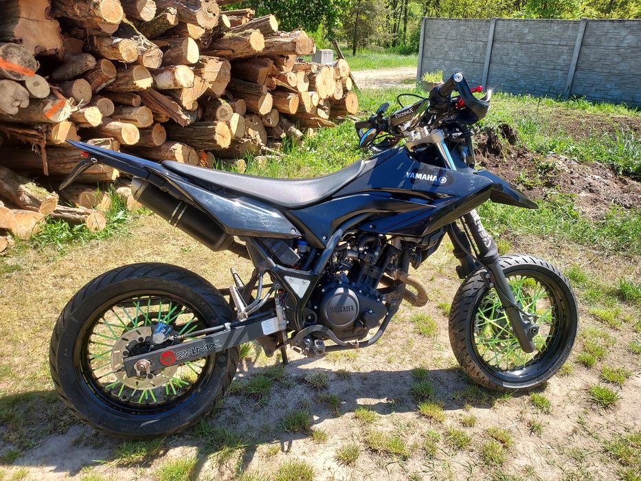 Yamaha wr125x 2013  Super Moto kat.b wymiana za Prl
