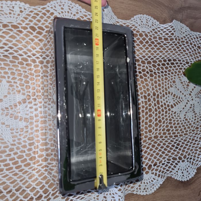 Osłonka na doniczke srebrna