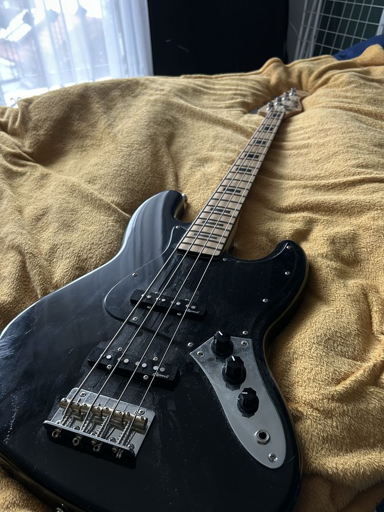 Gitara Basowa Harley Benton JB 75MN + pokrowiec i wzmacniacz HB 20B