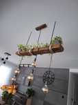 Lampa drewniana belka