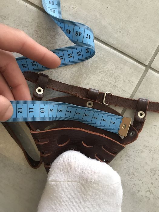 Намордник собачий шкіряний