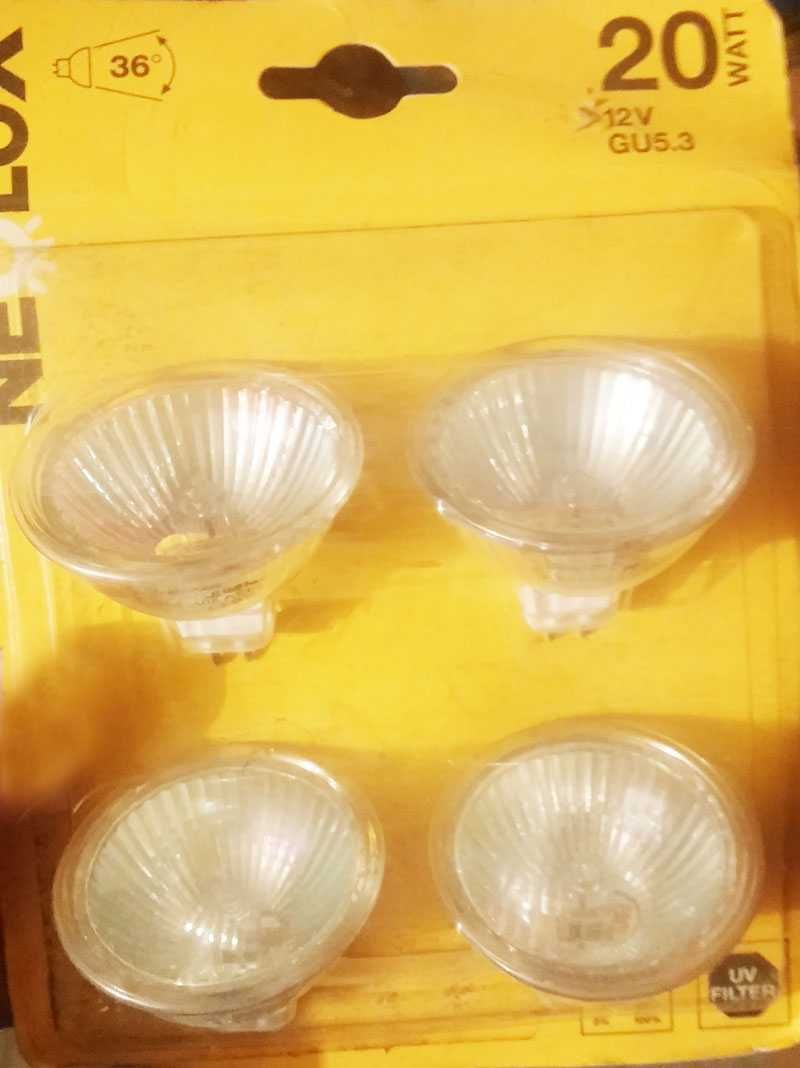 NOWE 4 szt. halogen NEOLUX 20W GU5.3 12V