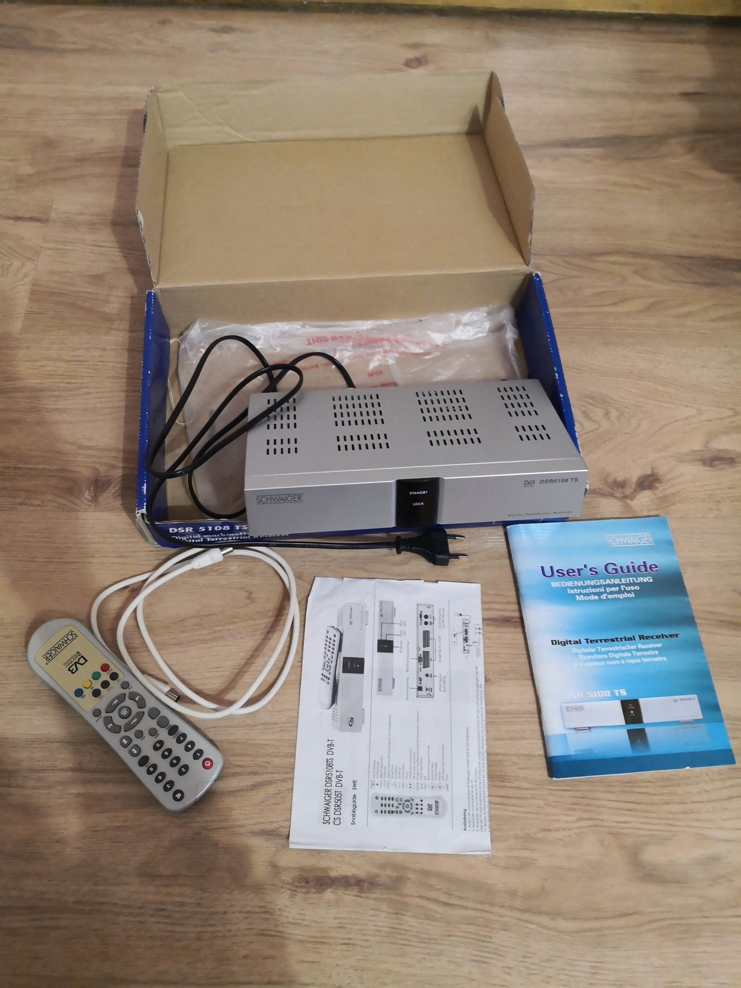 Тюнер Schwaiger dsr 5108 ts Робочий.