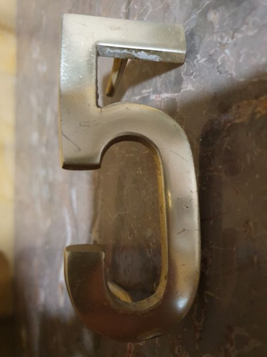 Número 5 Para Porta