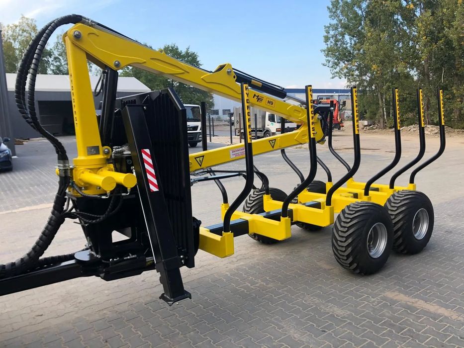 Hydrofast 9 ton  Przyczepa do zrywki drewna 9 T Hydrofast