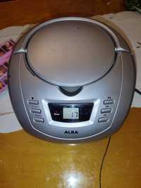 Міні магнітола FM AM, CD, line in, ALBA MK9 2NW