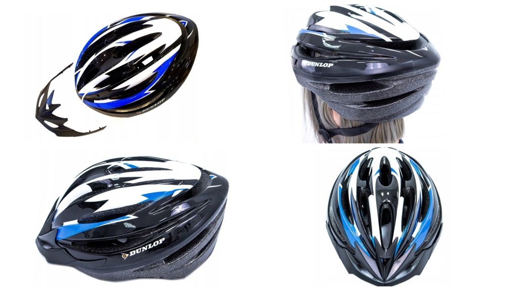 Kask rowerowy Dunlop rozmiar S/L męski damski uniwersalny RÓŻNE KOLORY