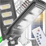 Lampa Uliczna Solarna LED 90W ze Słupkiem Czujnikiem Ruchu Pilot Uchwy