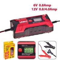 Автомобильное Зарядное устр-во VOIN VL-144 6&12V/0.8-4.0A/3-120AHR/LCD