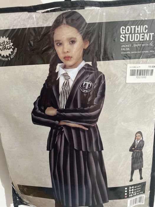 Disfarce Halloween - Wednesday