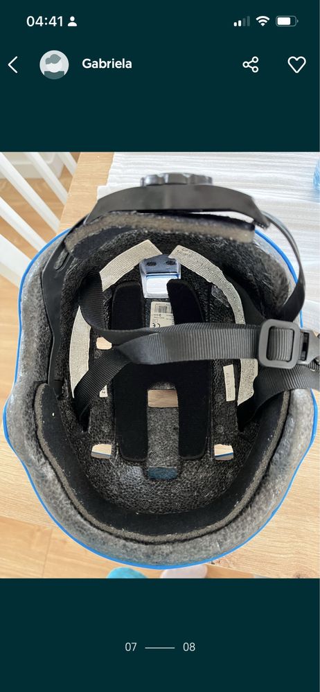 Kask decathlon rozmiar xs niebieski