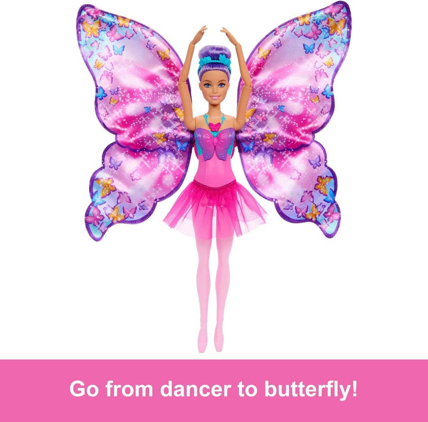 Барби Дримтопия Волшебные крылышки Barbie Dance and Flutter Doll HXJ10