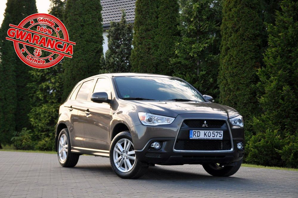 Mitsubishi ASX 1.6i(117KM)*128tyś.km*Duża Navi*Parktronik*I Wł*Welur*Chrom*Alu17"ASO