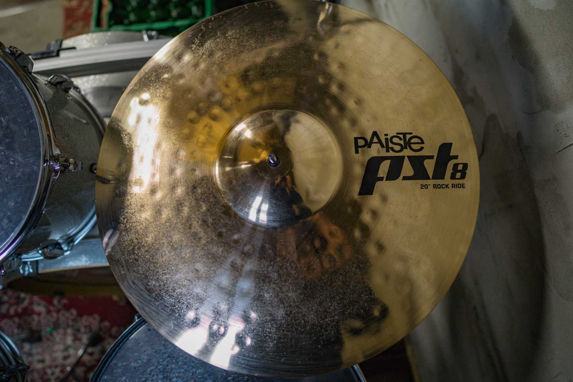 Talerz Paiste Pst8 Rock Ride 20' perkusja bdb stan