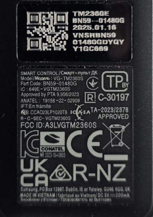 Pilot Solarny do telewizora samsung. Nowy, nieużywany.