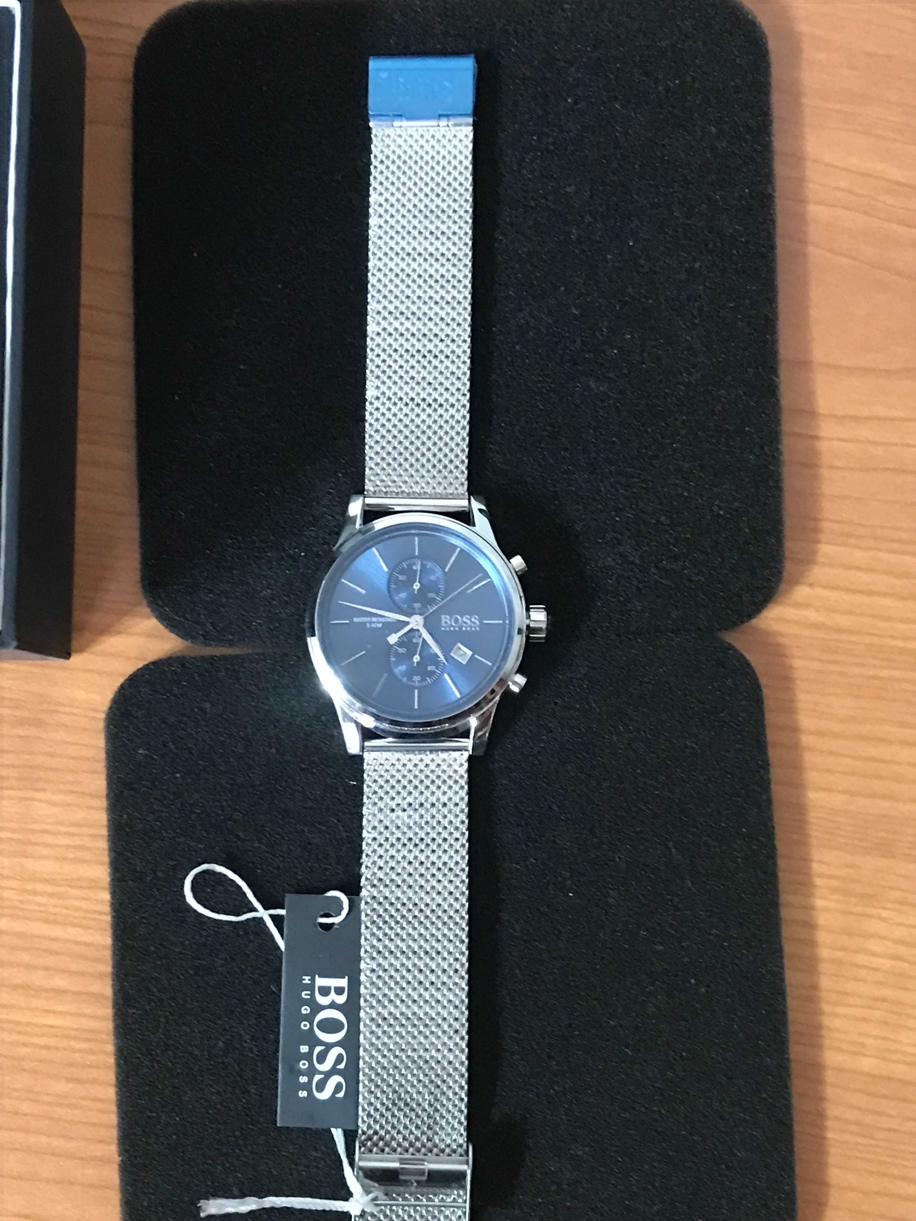 Relógio Hugo Boss Prateado & Azul