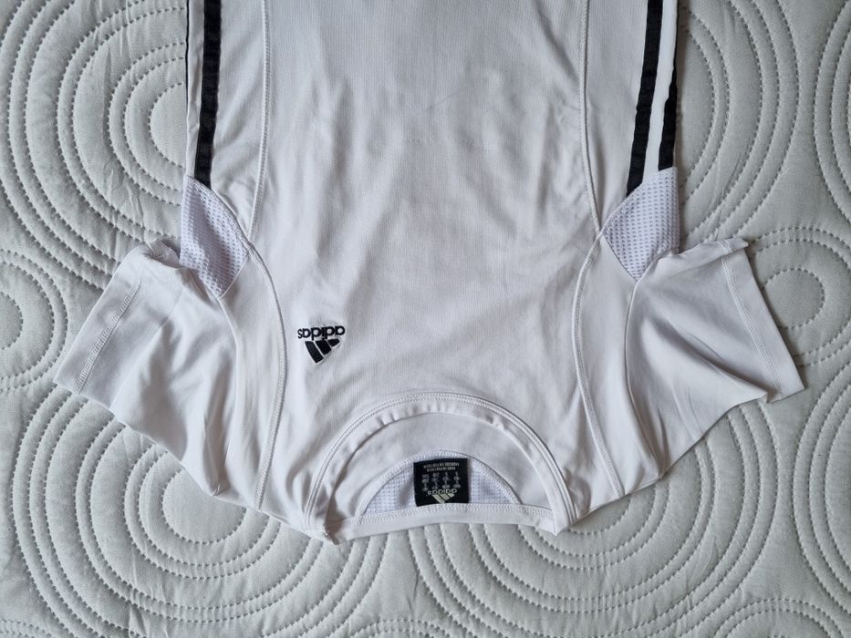 Biała sportowa koszulka, bluzka, T-shirt Adidas, rozmiar S
