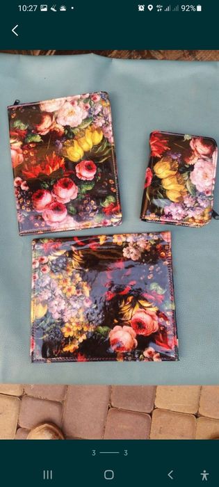 Ekoskóra w kwiaty UNIKALNA