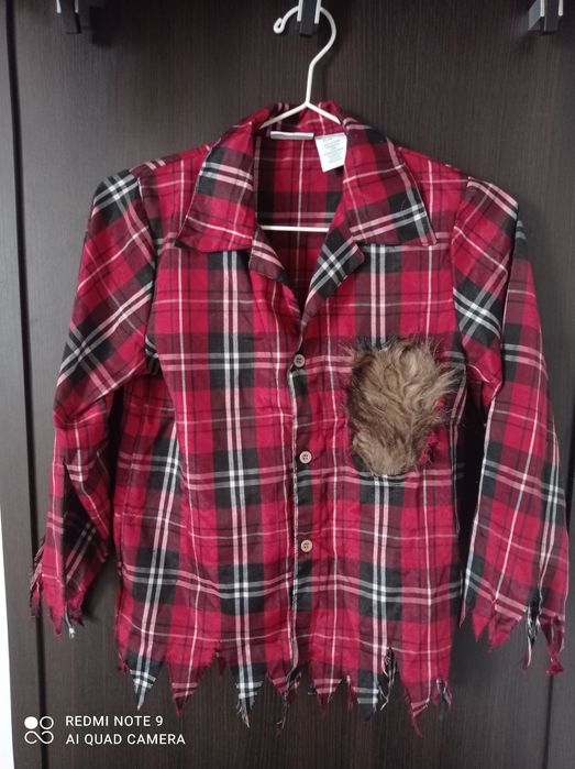 Halloween wilkołak strój przebranie bluza roz. 128