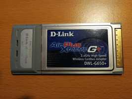 Placa PCMCIA Wi-Fi D-Link Air Plus Xtreme DWL-G650+ 2.4ghz