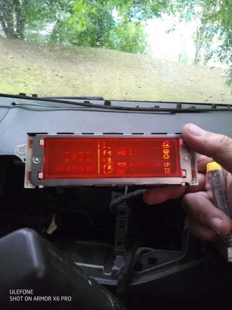 Ekran mały wyświetlacz citroen C5 x7 III