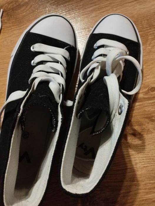 Czarne trampki damskie rozmiar 36