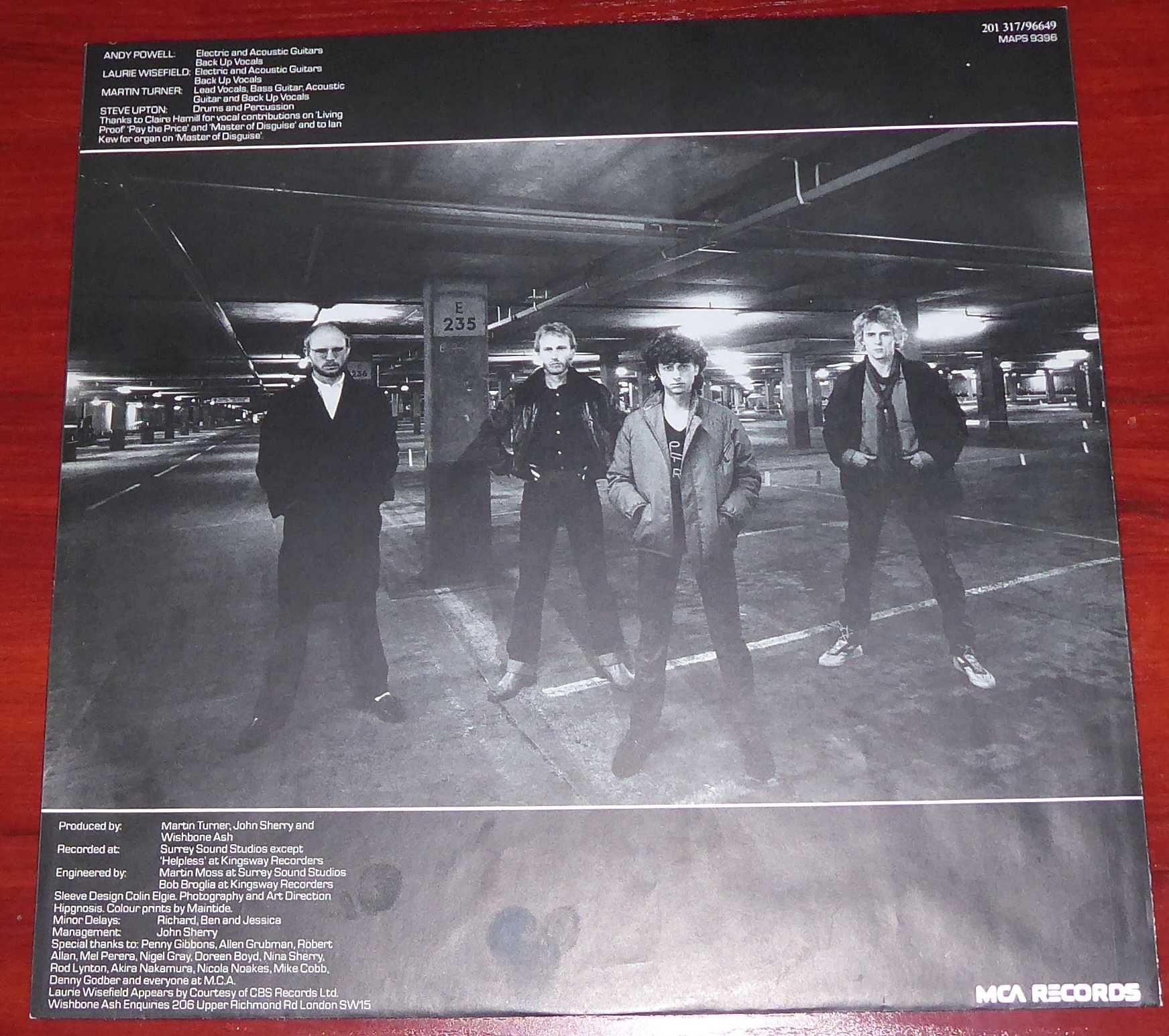 Wishbone Ash Just Testng LP EX+/NM