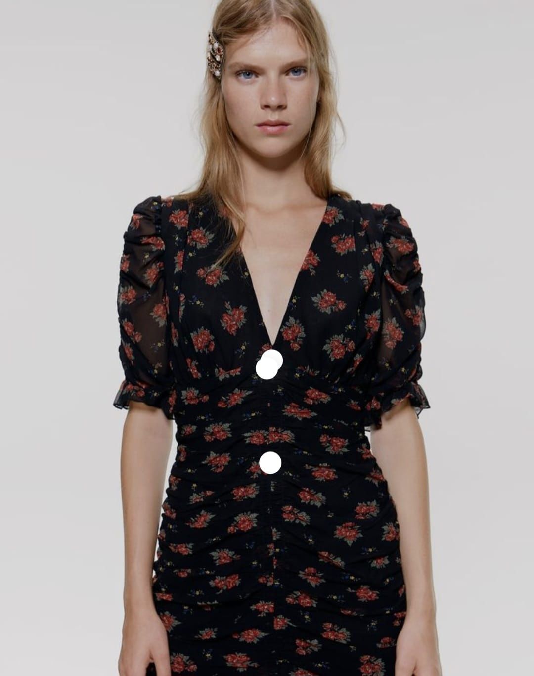 Vestido Floral Zara