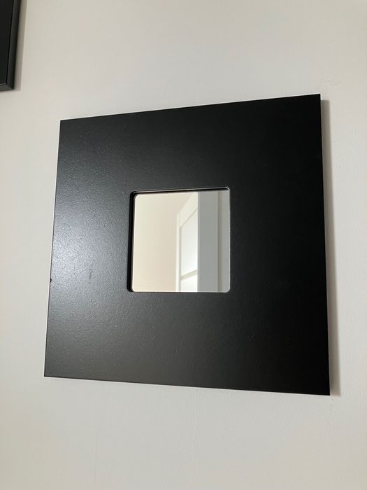 Zestaw 3 czarnych luster Ikea