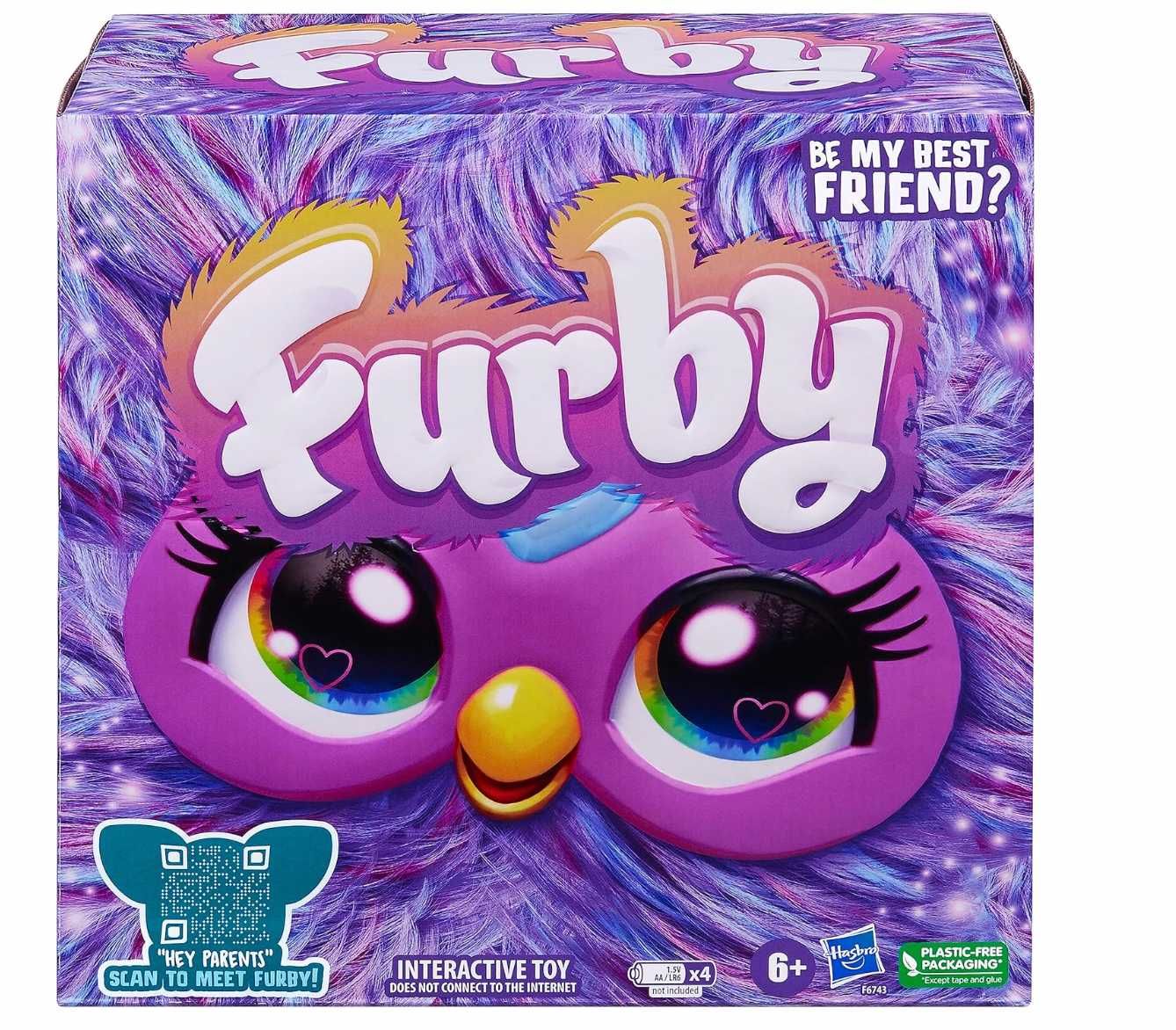 інтерактивна іграшка игрушка Ферби сиреневый Furby Purple