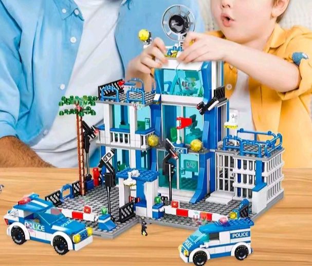 Конструктор 803шт Поліцейський участок Полиция аналог Лего Lego 803дет