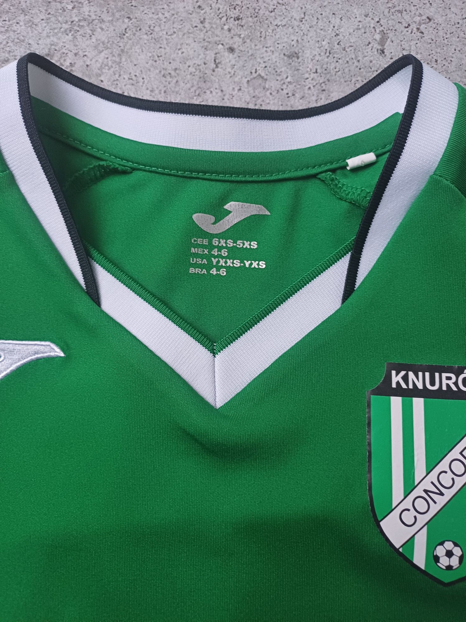 Strój piłkarski Concordia dla chłopca 4-6 lat Joma