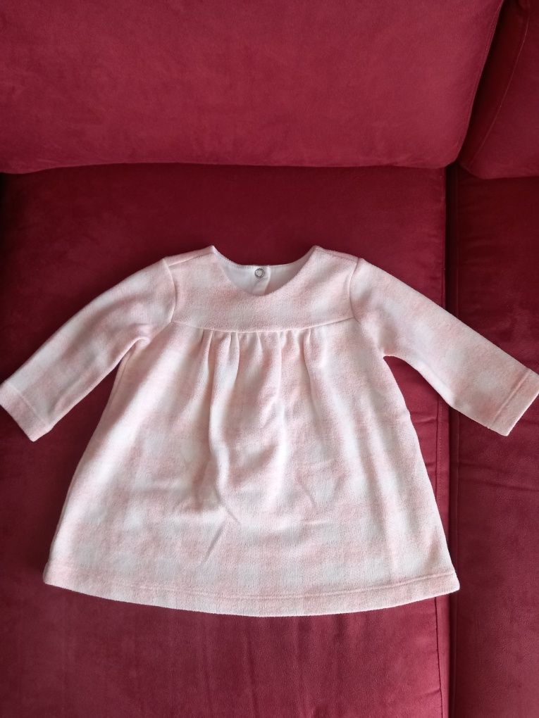 Vestido e Casaco 6 Meses Lindíssimos