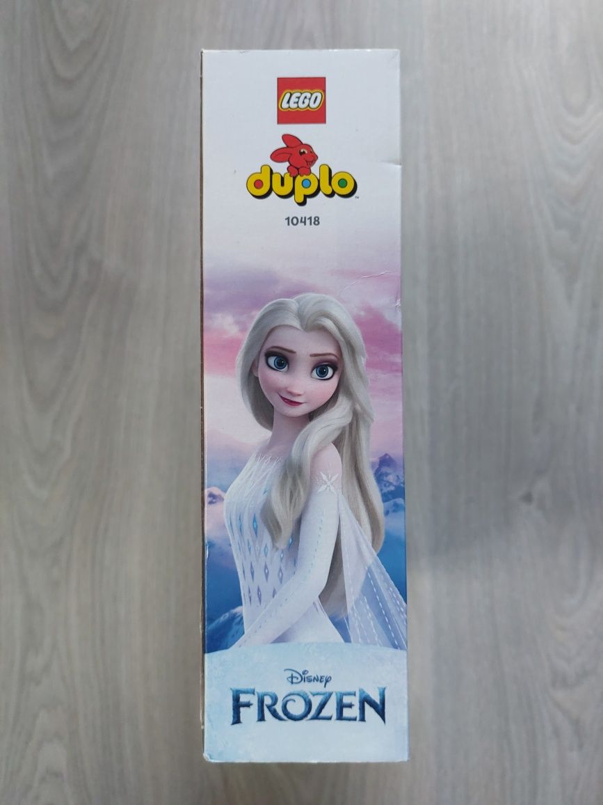 Nowe Lego Duplo 10418, Kraina Lodu, Elza i Bruni w zaczarowanym lesie