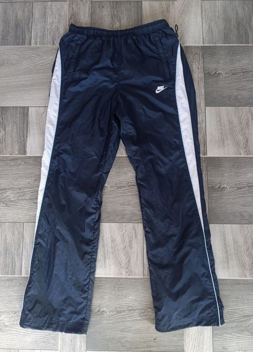 Нейлоновые Штаны Nike | Винтаж М на утяжках