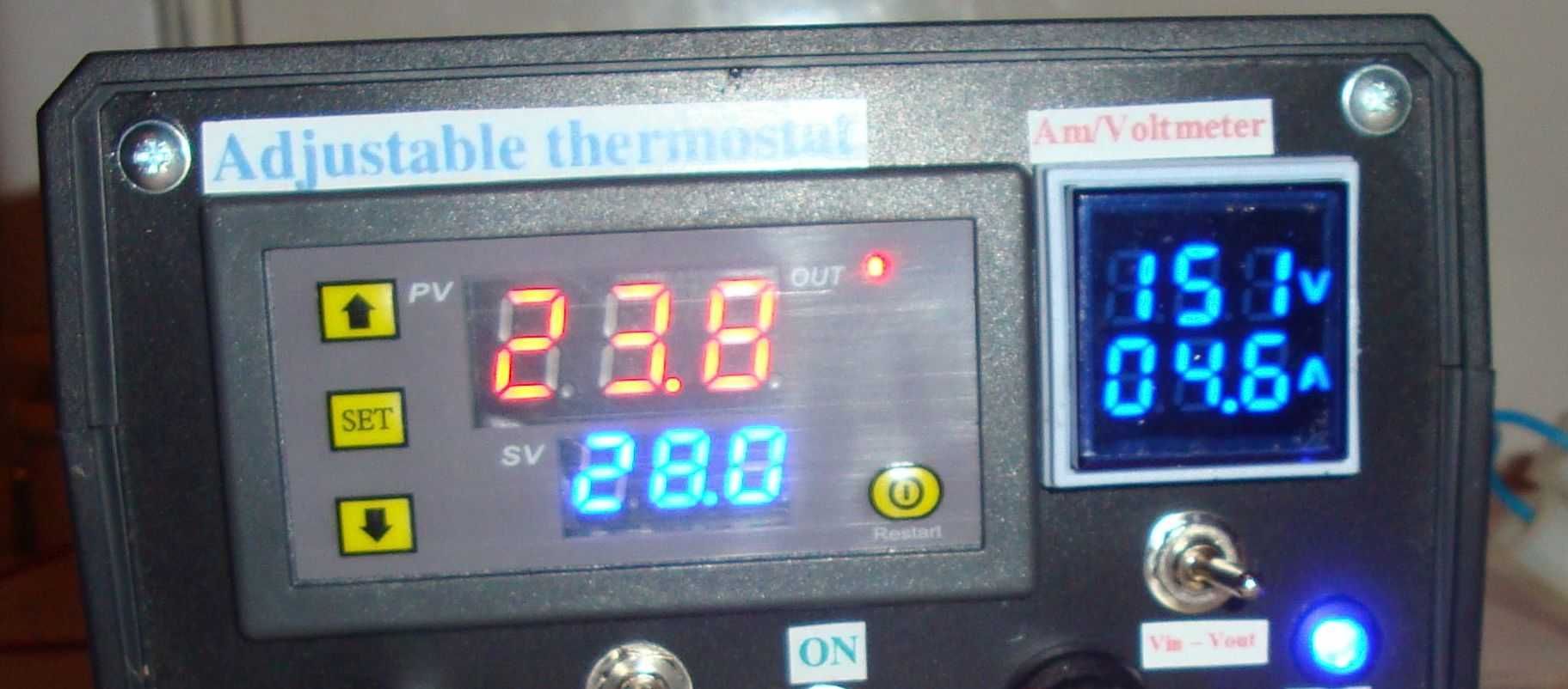 Регулятор температуры и мощности  - 10 квт 0-220 вольт