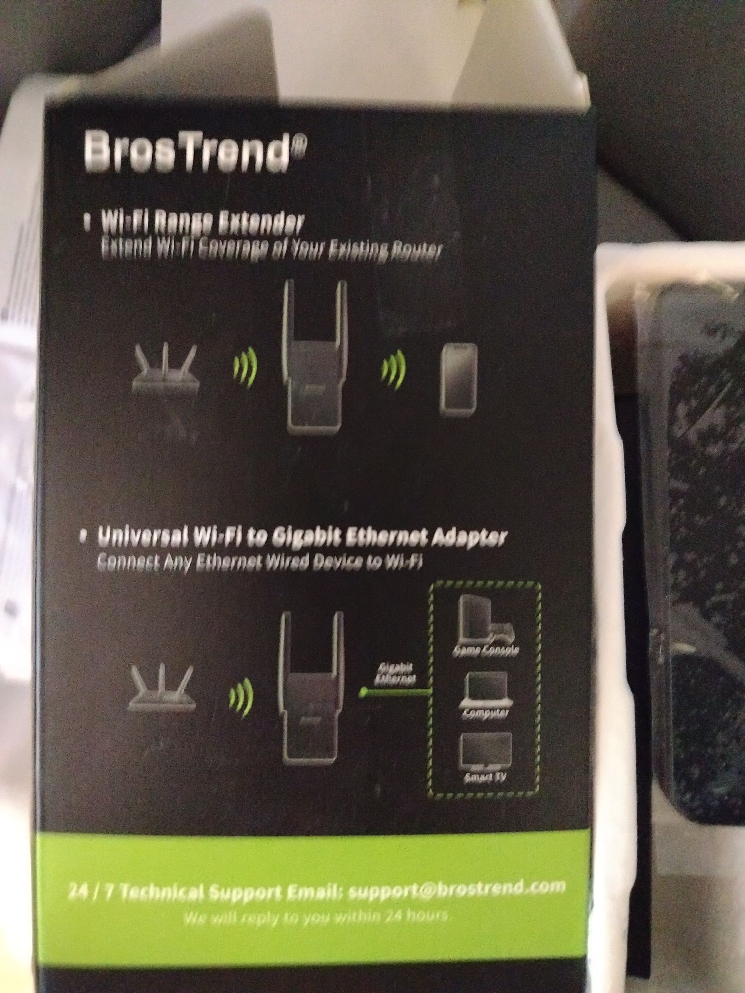 Усилитель сигнала Wi-Fi/Точка доступа Bros Trend AX3000