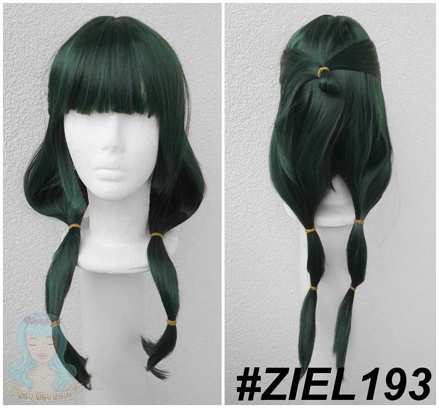 Maomao The Apothecary Diaries zielona ciemna peruka cosplay wig