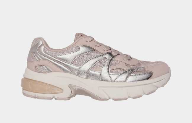 Жіночі кросівки skechers / оригінальні кросівки бежевого кольору