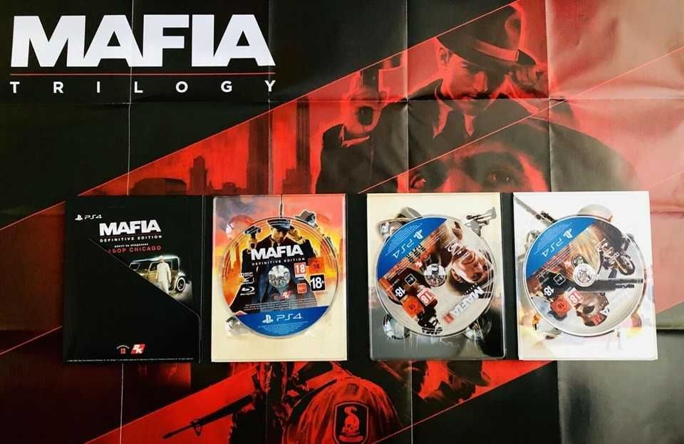 Mafia Trilogy PS5 + PS4 + Slim + Pro = 3 x Płyta PL = 3 gry