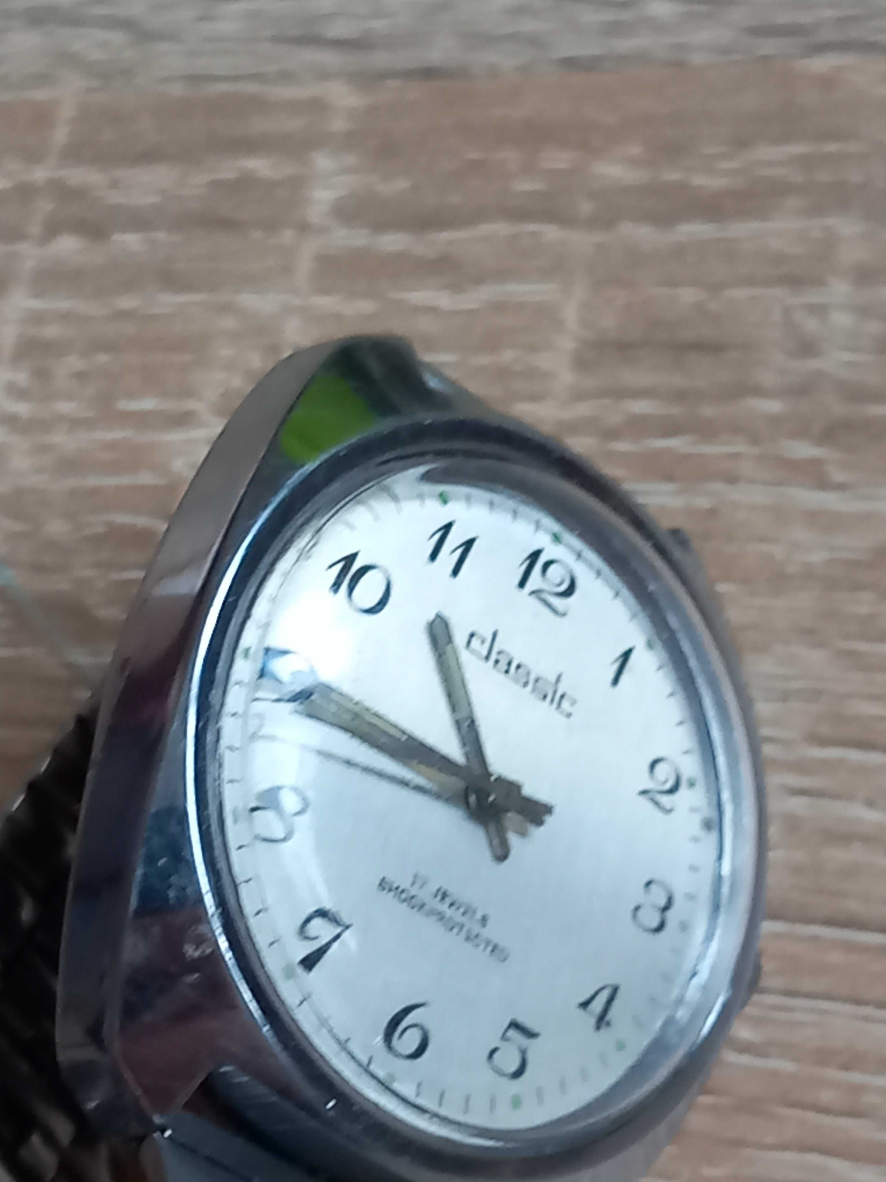 zegarek clasic 17 kamieni sprawny