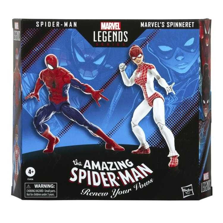 Фігури Людина-павук та Спіннерет Marvel Legends Spider-Man & Spinneret