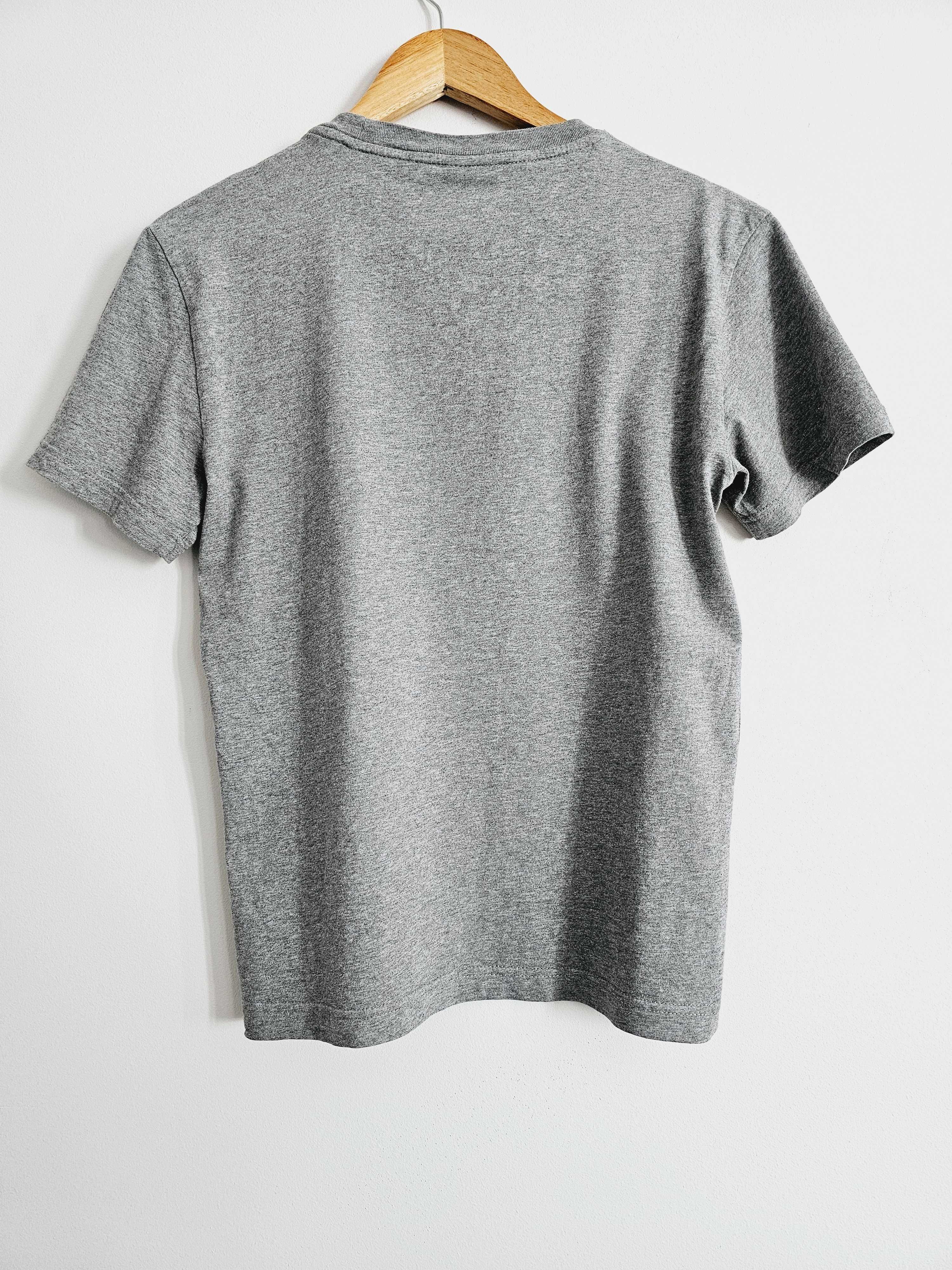 Szara Koszulka t-shirt damski z napisem Calvin Klein r. 36