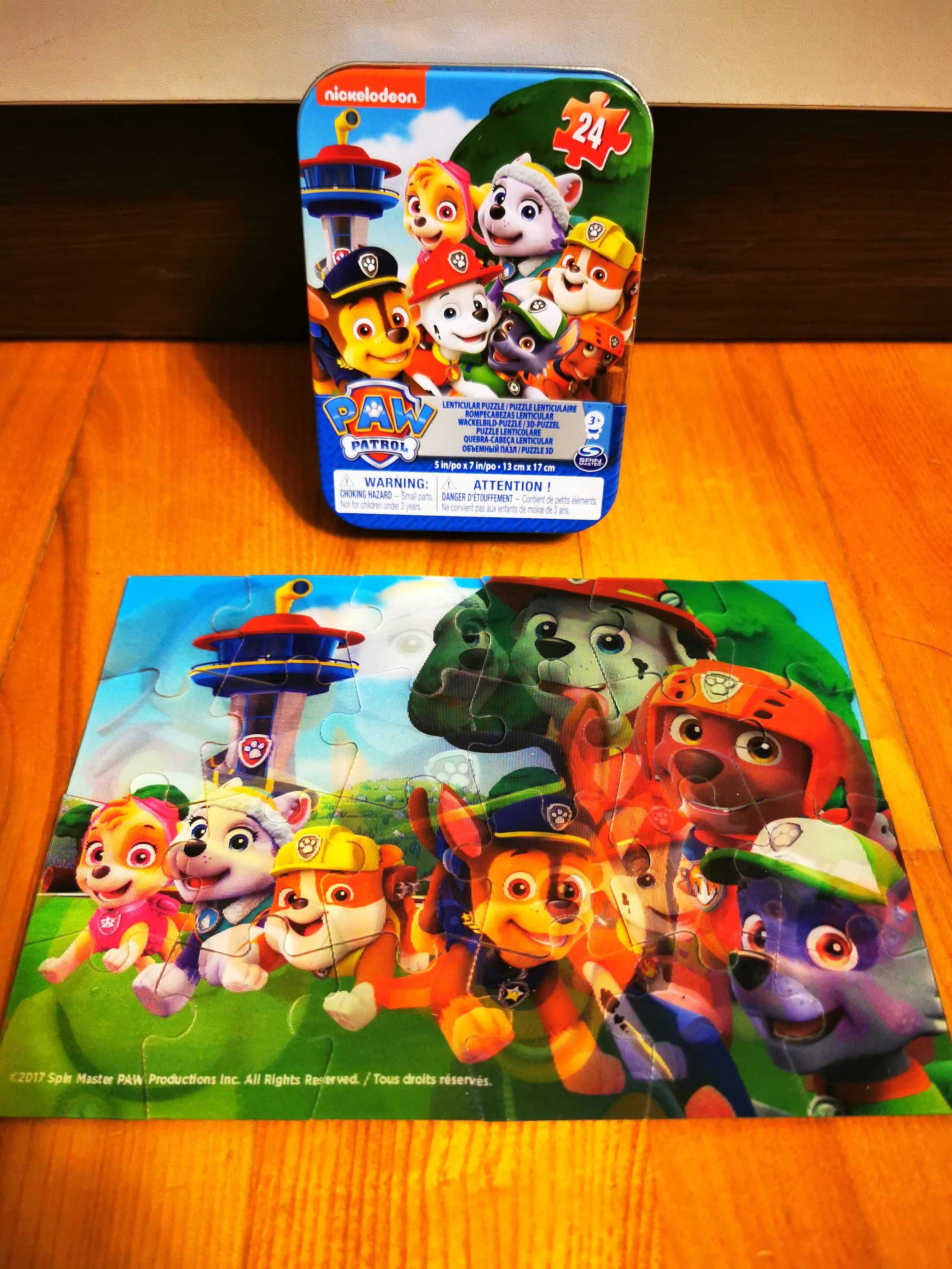 Puzzle 3D Psi Patrol 24 elementy - Puszka Metalowa
