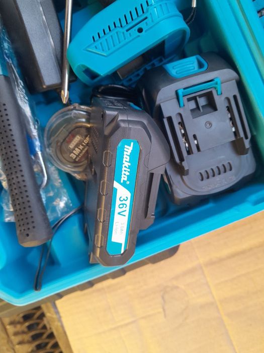 Шуруповерт Макита 36В 2Ак 5Ач Румыния Большой Набор Металл Патрон