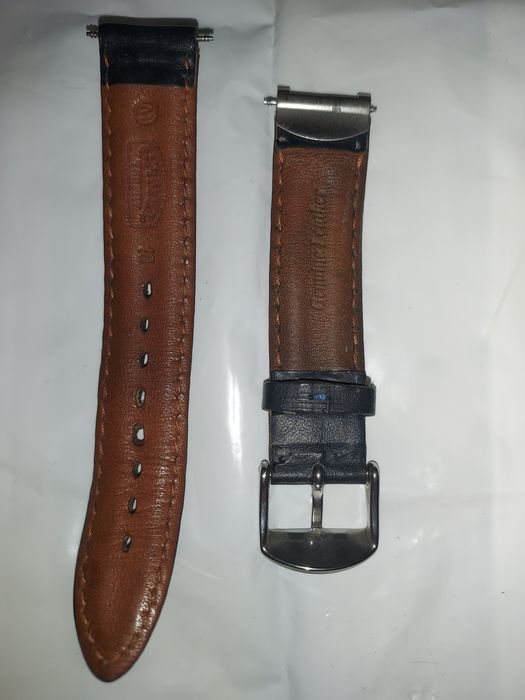 Bracelete de relógio em pele Camel Trophy 18mm